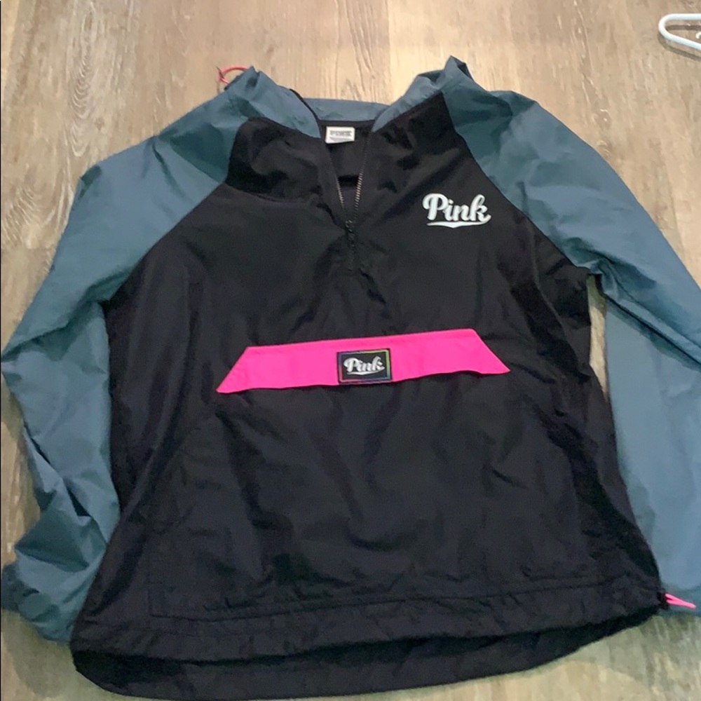 pink anorak jacket